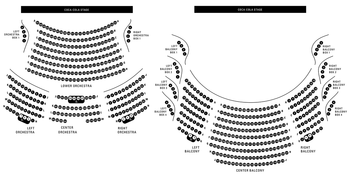 The Coca Cola Seating Chart