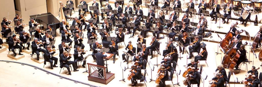 Atlanta Symphony Hall, photo of performers on stage