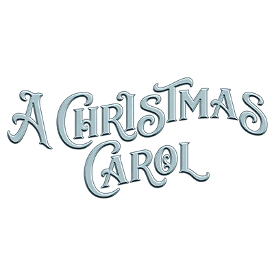 The text "A Christmas Carol" is displayed in ornate, vintage-style lettering.