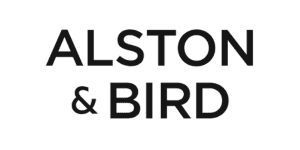 Black text on a light background displays the words "ALSTON & BIRD" in uppercase letters.