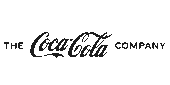 Black and white logo of The Coca-Cola Company, with "Coca-Cola" in its signature script between the words "THE" and "COMPANY" in plain font.