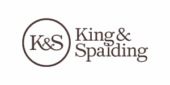 King & Spalding logo featuring the initials "K&S" inside a circle, next to the firm’s name in stylized font on a light background.