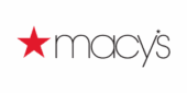 Macy's logo featuring a red star followed by the word "macy's" in lowercase black letters, with a small star above the letter "y.
