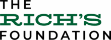 The Rich's Foundation logo with the word "RICH'S" in green and the other words in black on a white background.