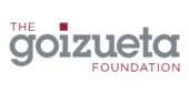 The Goizueta Foundation logo with gray text and a red square dotting the "i" in "goizueta"; "THE" and "FOUNDATION" in red uppercase letters.